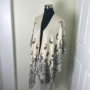 Harlow Kaftan Relaxed Fit Outerwear Duster Top Size OS